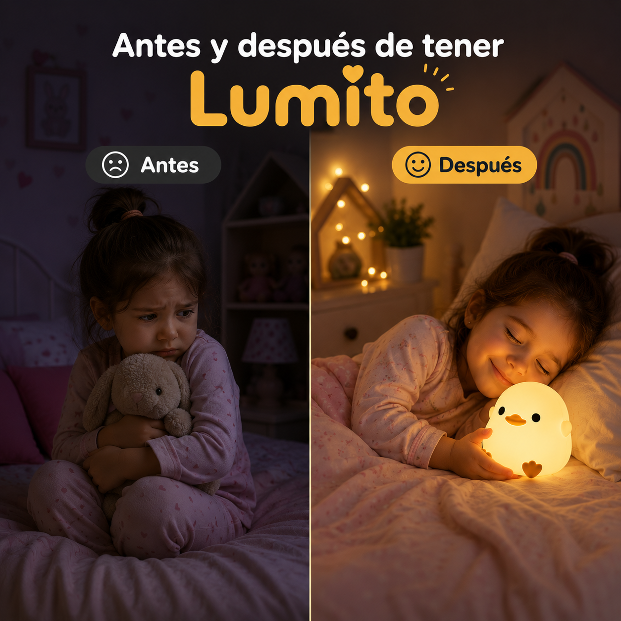 Lumito: lámpara de silicona recargable