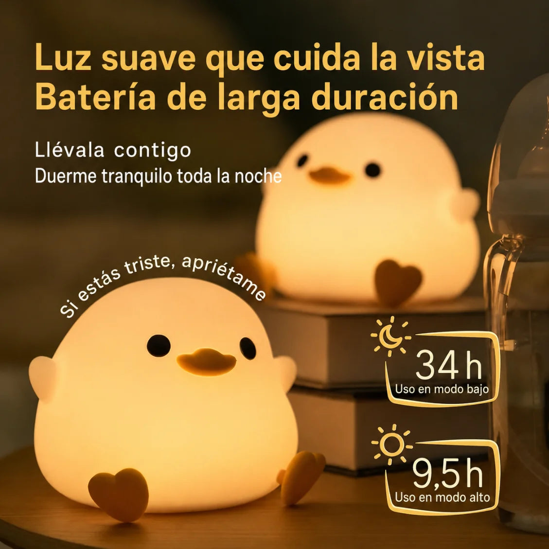 Lumito: lámpara de silicona recargable